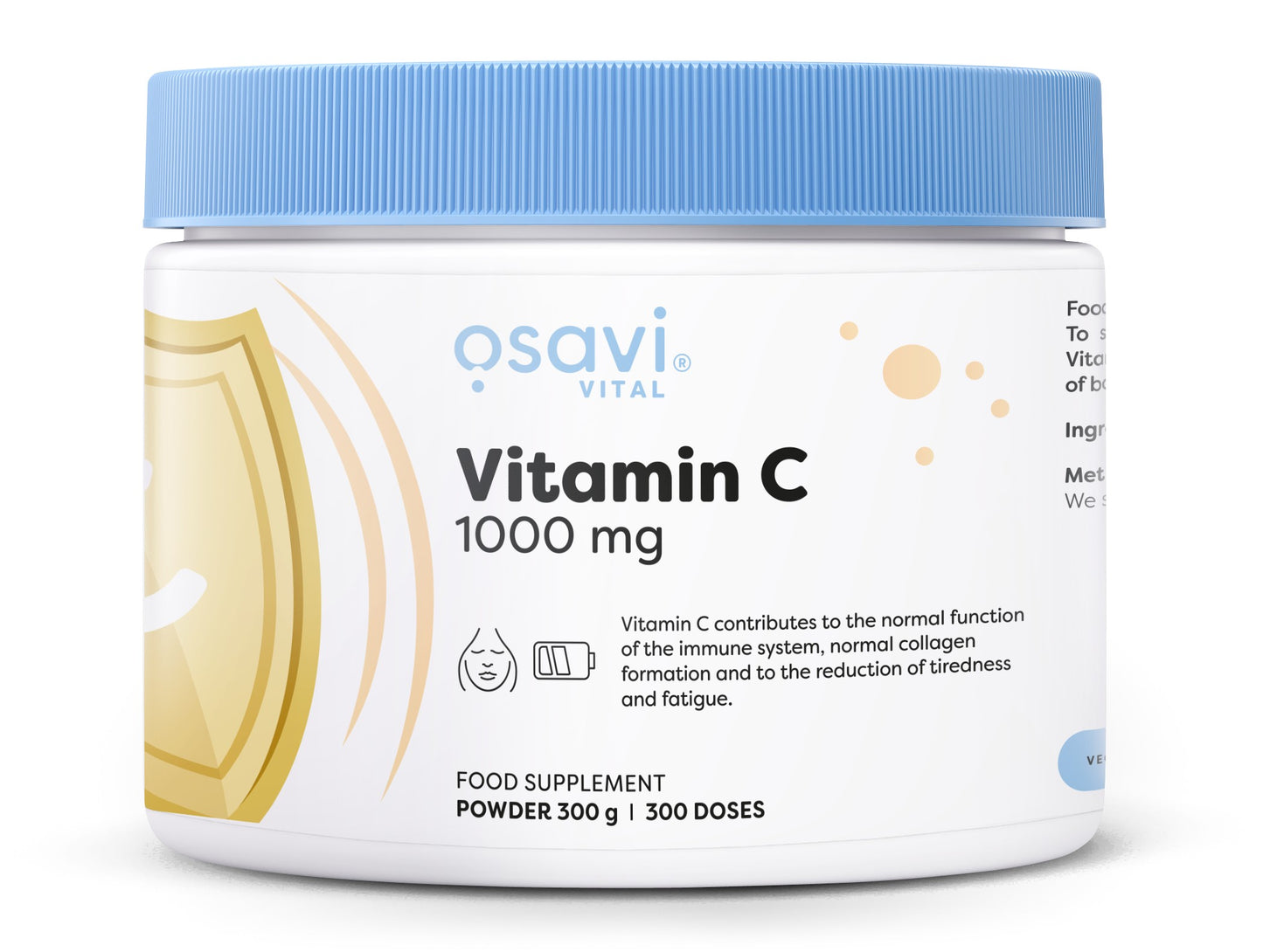Vitamin C Powder, 1000mg - 300g