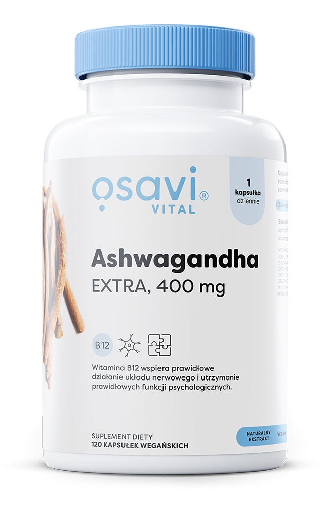Ashwagandha Extra, 400mg - 120 vegan caps