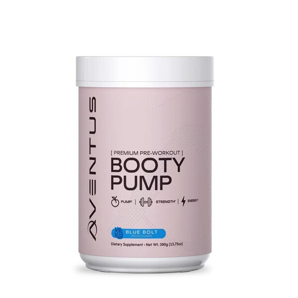 Booty Pump - Premium Pre-Workout, Blue Bolt - 390g
