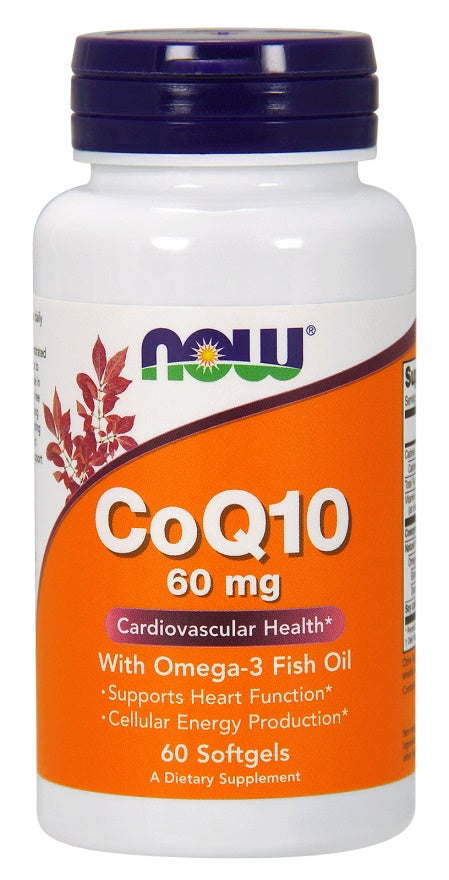 CoQ10 with Omega-3, 60mg with - 60 softgels