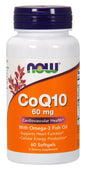 CoQ10 with Omega-3, 60mg with - 60 softgels