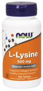 L-Lysine, 500mg - 100 tablets