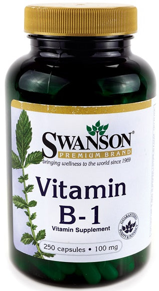 Vitamin B-1 (Thiamin), 100mg - 250 caps