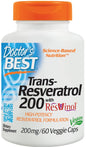 Trans-Resveratrol with ResVinol-25, 200mg - 60 vcaps