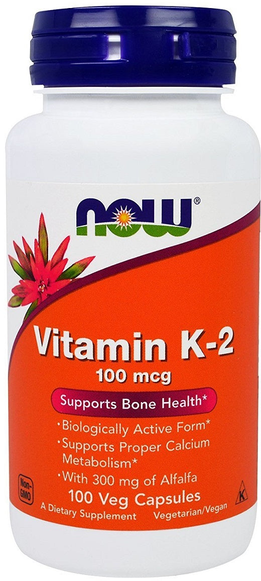 Vitamin K-2, 100mcg - 100 vcaps