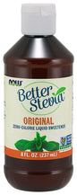 Better Stevia Liquid NOW Foods – Édulcorant saveur originale, 237 ml