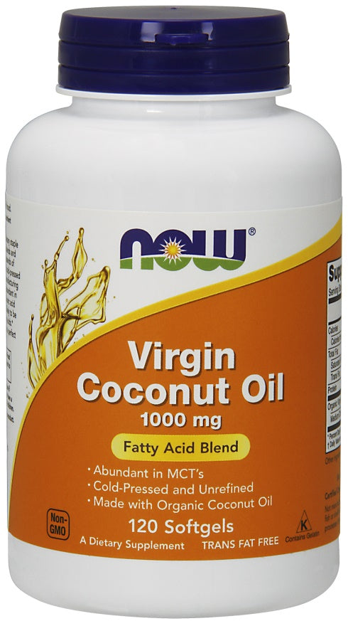 Virgin Coconut Oil, 1000mg - 120 softgels