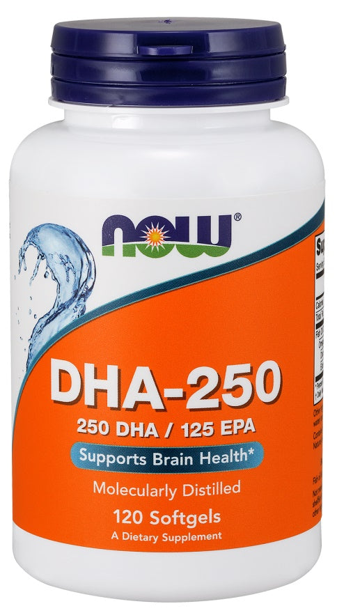 DHA-250, 250 DHA / 100 EPA - 120 softgels