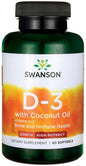 Vitamin D-3 with Coconut Oil, 2000 IU - 60 softgels