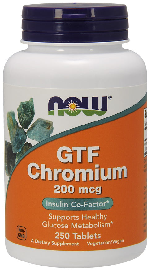 GTF Chromium, 200mcg - 250 tabs