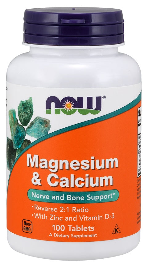Magnesium & Calcium with Zinc and Vitamin D3 - 100 tablets