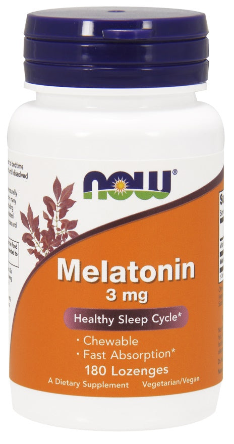 Melatonin Chewable, 3mg - 180 lozenges
