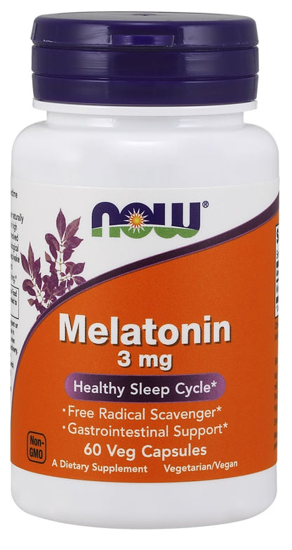 Melatonin, 3mg - 60 vcaps