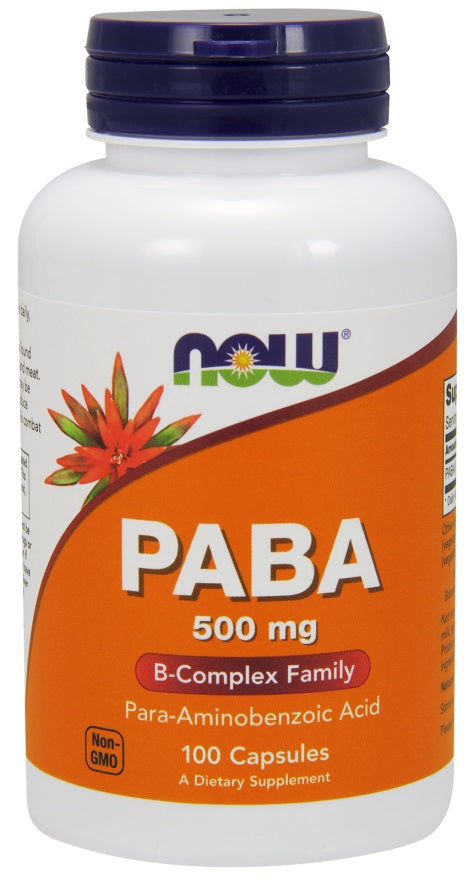 PABA, 500mg - 100 caps