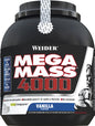 Mega Mass 4000 Weider – Gainer saveur fraise, 3 kg