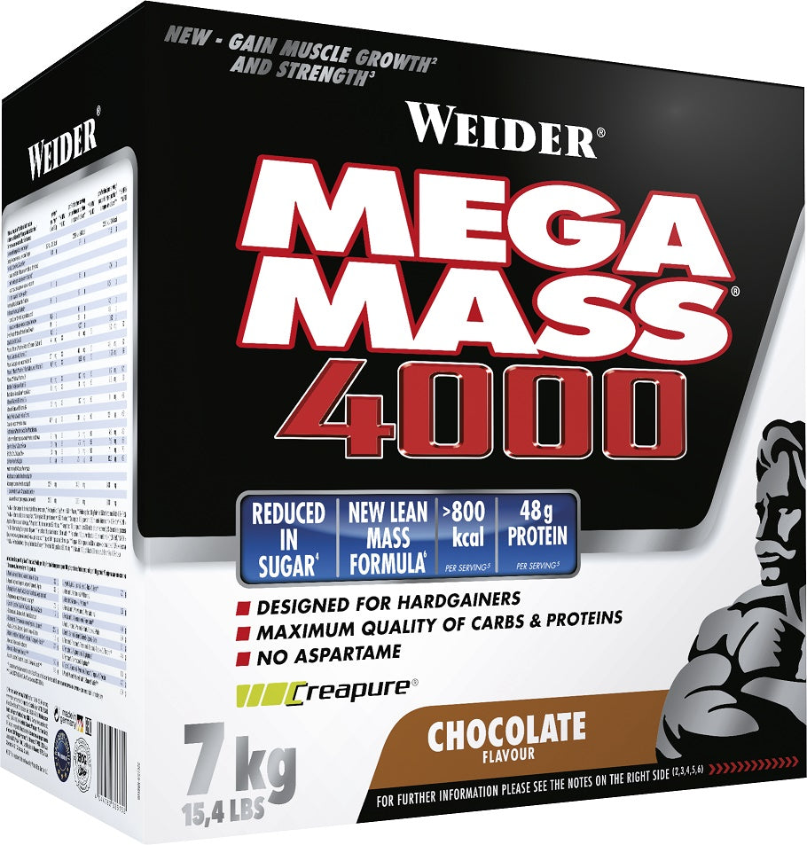 Mega Mass 4000, Strawberry - 7000g