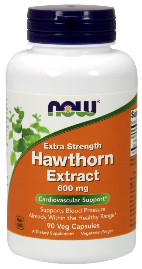 Hawthorn Extract, 600mg Extra Strength - 90 vcaps