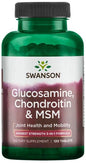 Glucosamine, Chondroitin & MSM, 750mg - 120 tabs
