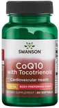 CoQ10 with 10mg Tocotrienols, 100mg - 60 softgels
