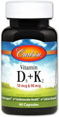Vitamin D3 + K2 - 60 caps