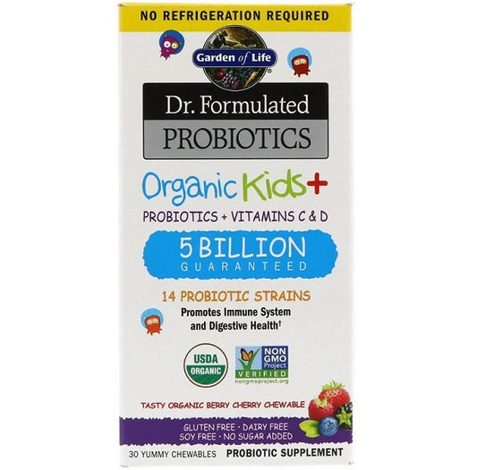 Dr. Formulated Probiotics Kids+, Berry Cherry - 30 chewables