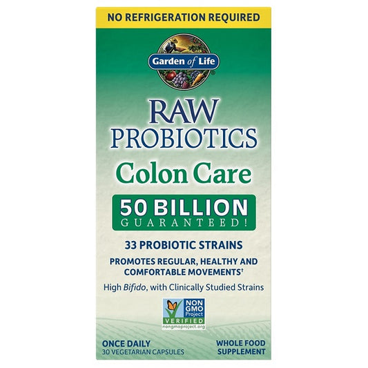 Raw Probiotics Colon Care - 30 vcaps