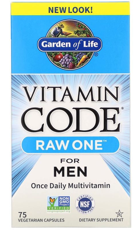 Vitamin Code RAW ONE for Men - 75 vcaps