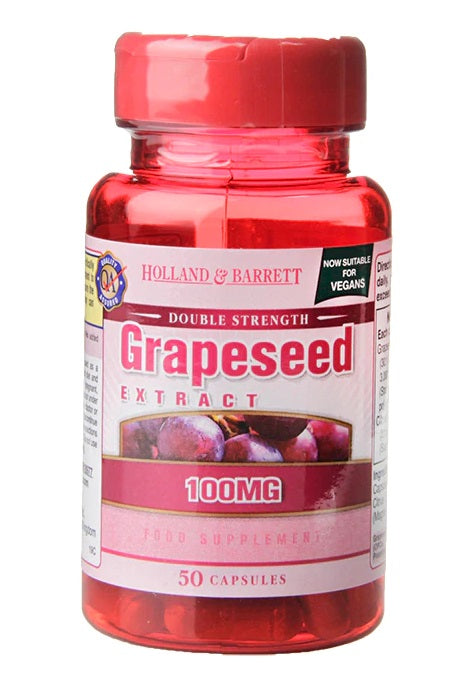Double Strength Grapeseed Extract, 100mg - 50 caps