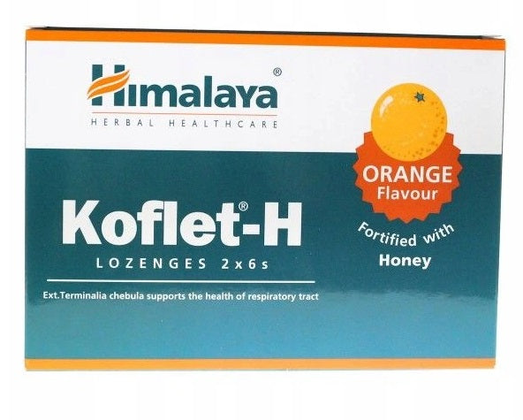 Koflet-H, Orange - 12 lozenges