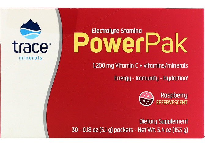 Electrolyte Stamina Power Pak, Raspberry - 30 packets