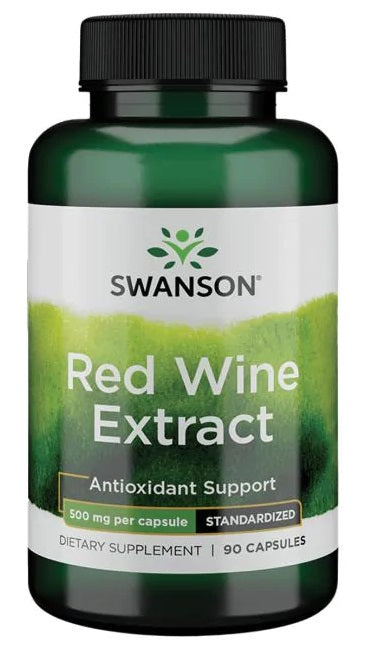 Red Wine Extract, 500mg - 90 caps
