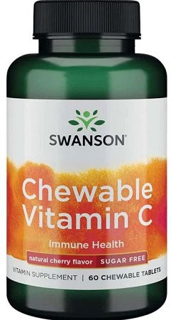 Vitamin C, Cherry Chewable (Sugar-Free) - 60 chewable tabs