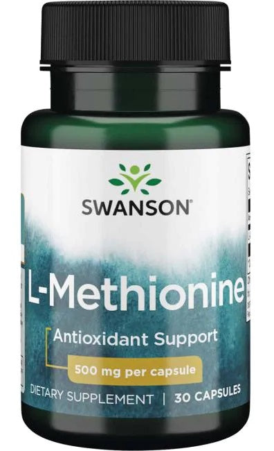 L-Methionine, 500mg 100% Pure - 30 caps