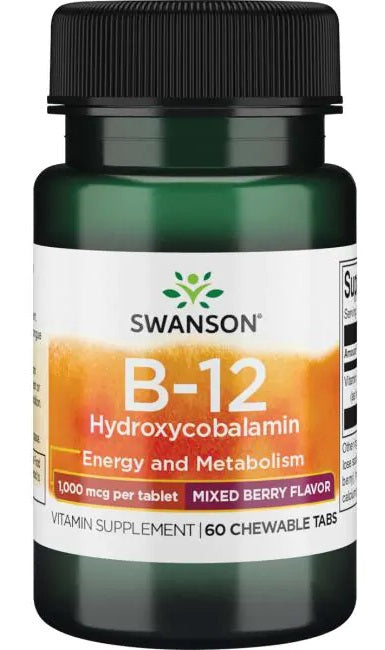 Vitamin B-12 (Hydroxycobalamin), Sublingual - 60 sublingual tabs