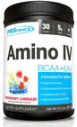 Amino IV PEScience – Acides aminés saveur limonade fraise, 405 g