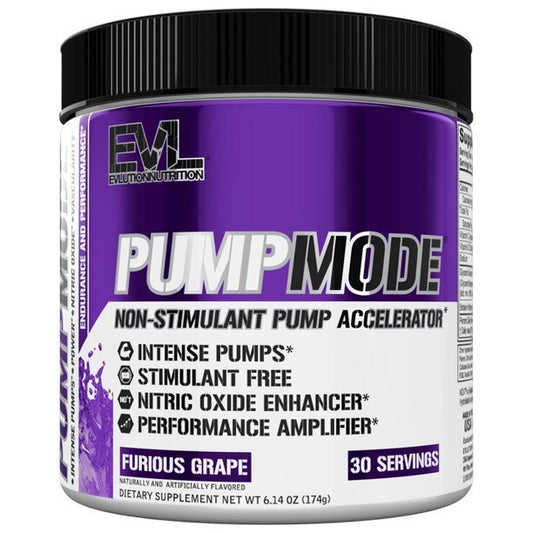 PumpMode Powder, Furious Grape - 174g