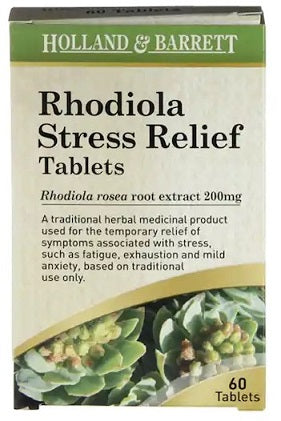 Rhodiola Stress Relief, 200mg - 60 tabs