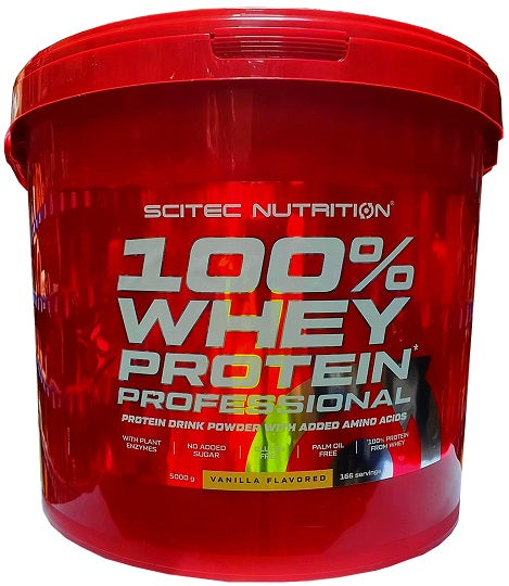 100% Whey Protein Professional, Vanilla - 5000g