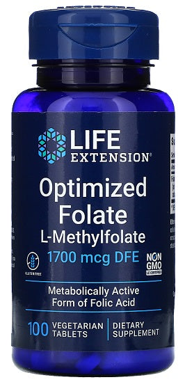Optimized Folate, 1000mcg - 100 vcaps