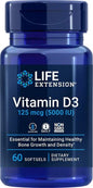 Vitamin D3, 5000 IU - 60 softgels