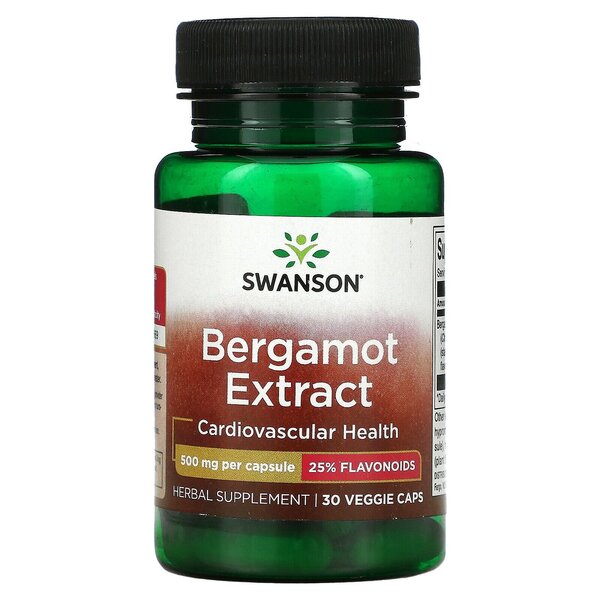 Bergamot Extract with BERGAVIT, 500mg - 30 vcaps