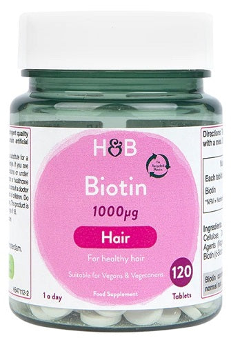 Biotin, 1000mcg - 120 tablets