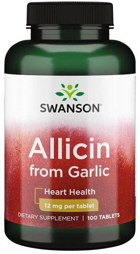 100% Pure Allicin, 12mg Maximum-Strength - 100 tabs