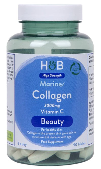 Marine Collagen with Vitamin C, 3000mg - 90 tabs