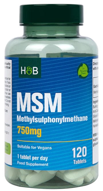 MSM, 750mg - 120 tabs