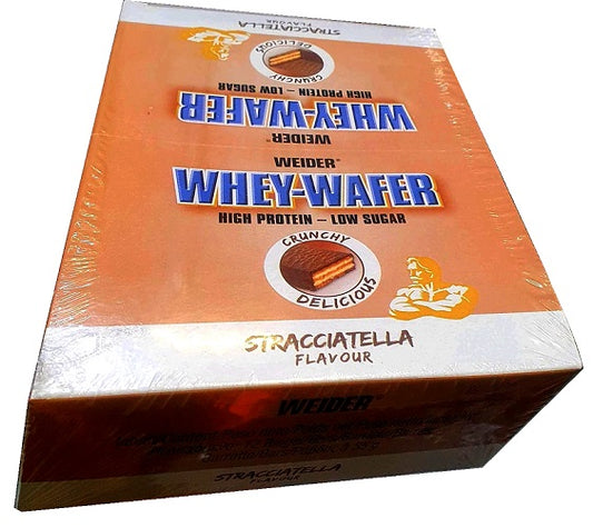Whey-Wafer, Stracciatella - 12 x 35g
