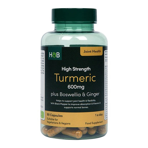 High Strength Turmeric plus Boswellia & Ginger, 600mg - 90 vcaps