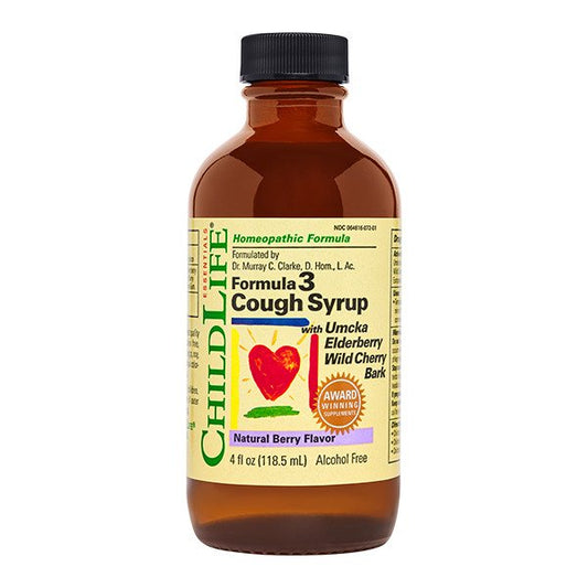 Formula 3 Cough Syrup, Natural Berry - 118 ml.