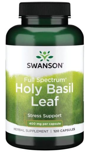 Holy Basil Leaf, 800mg - 120 caps