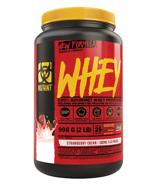 Mutant Whey, Xtreme Strawberry Cream - 908g
